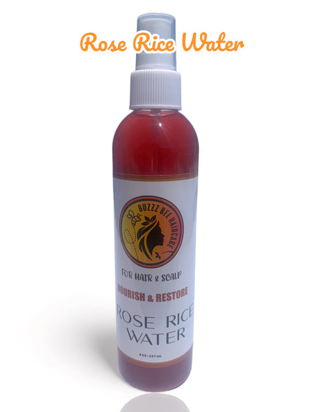 Rose Rice Water for Hair Growth | Buzzz Bee Hair Care – Buzzz Bee Hair ...